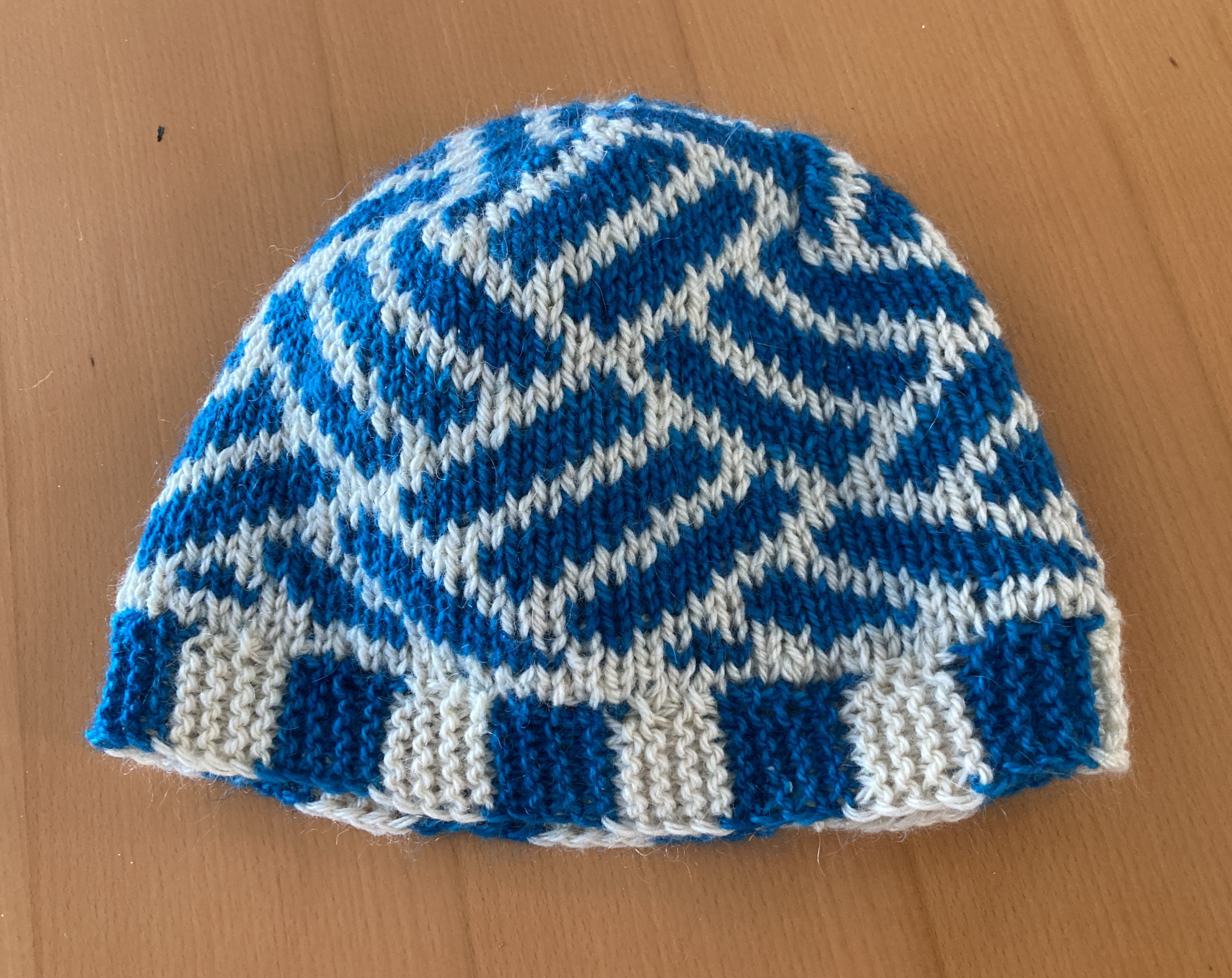 Beanie double knitting hat 